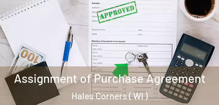 Assignment of Purchase Agreement Hales Corners ( WI )