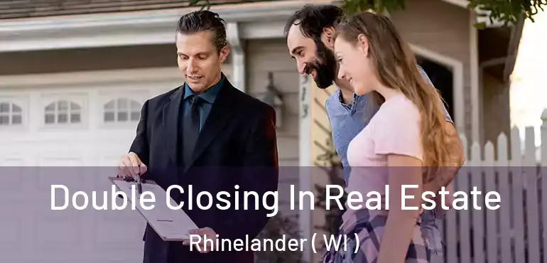  Double Closing In Real Estate Rhinelander ( WI )