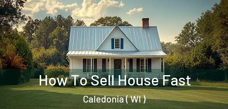  How To Sell House Fast Caledonia ( WI )