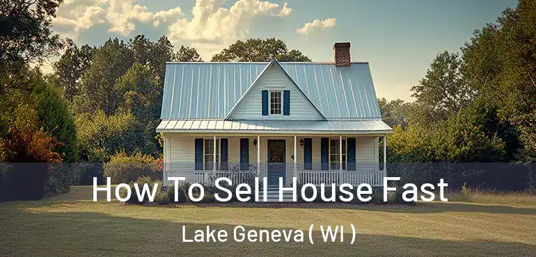  How To Sell House Fast Lake Geneva ( WI )