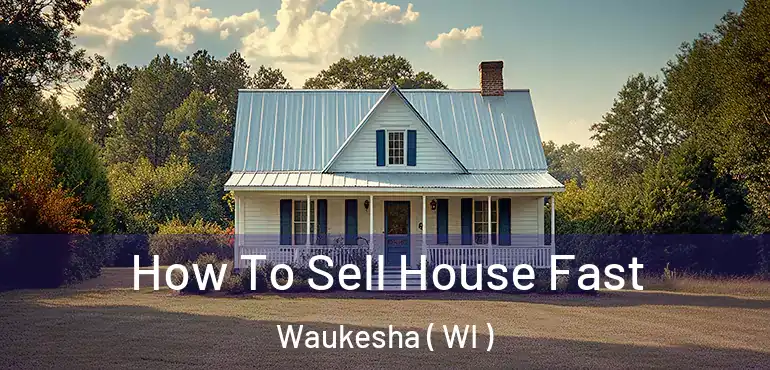 How To Sell House Fast Waukesha ( WI )
