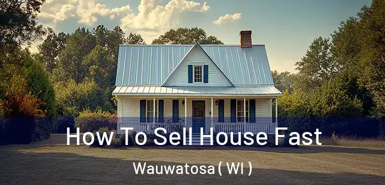  How To Sell House Fast Wauwatosa ( WI )