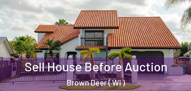  Sell House Before Auction Brown Deer ( WI )
