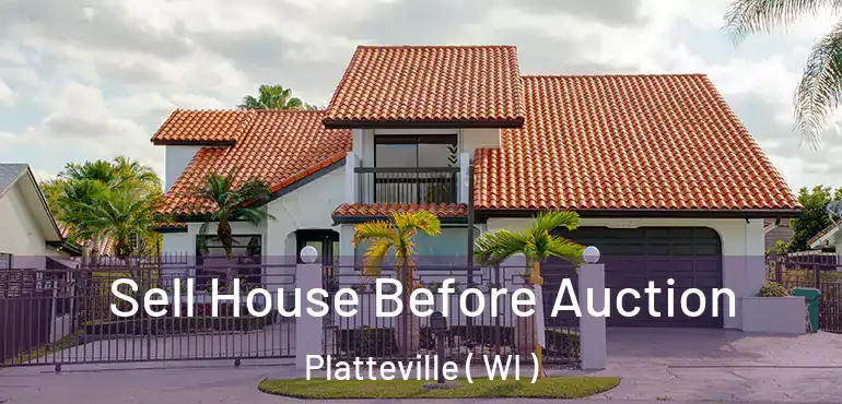  Sell House Before Auction Platteville ( WI )