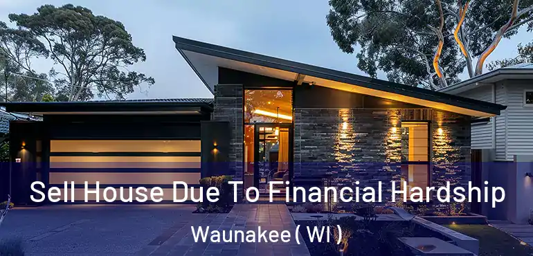  Sell House Due To Financial Hardship Waunakee ( WI )