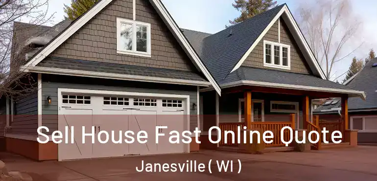  Sell House Fast Online Quote Janesville ( WI )