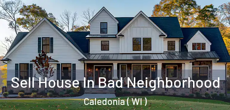  Sell House In Bad Neighborhood Caledonia ( WI )