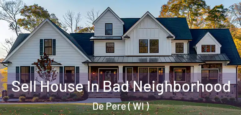  Sell House In Bad Neighborhood De Pere ( WI )