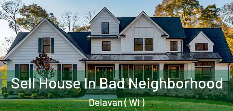  Sell House In Bad Neighborhood Delavan ( WI )