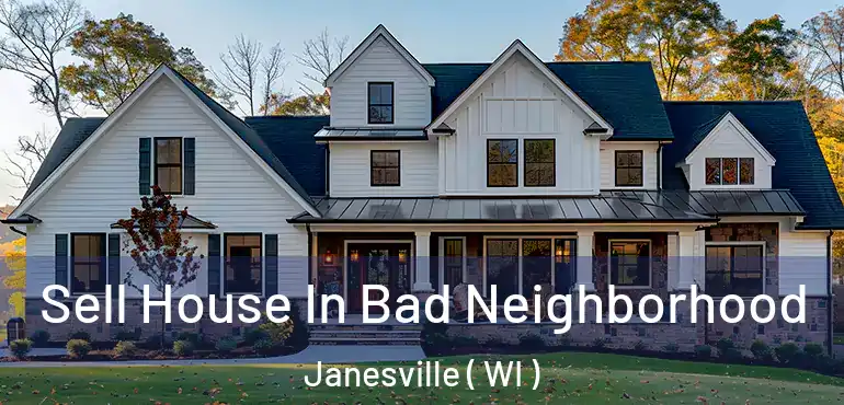  Sell House In Bad Neighborhood Janesville ( WI )