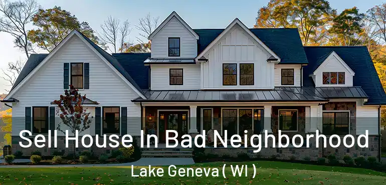  Sell House In Bad Neighborhood Lake Geneva ( WI )