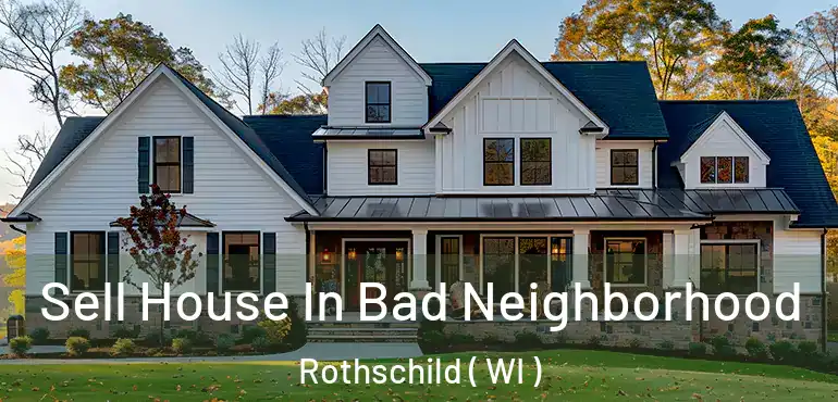  Sell House In Bad Neighborhood Rothschild ( WI )