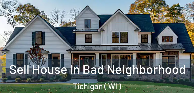  Sell House In Bad Neighborhood Tichigan ( WI )