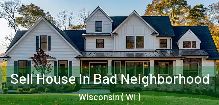  Sell House In Bad Neighborhood Wisconsin ( WI )