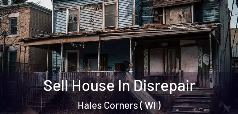  Sell House In Disrepair Hales Corners ( WI )