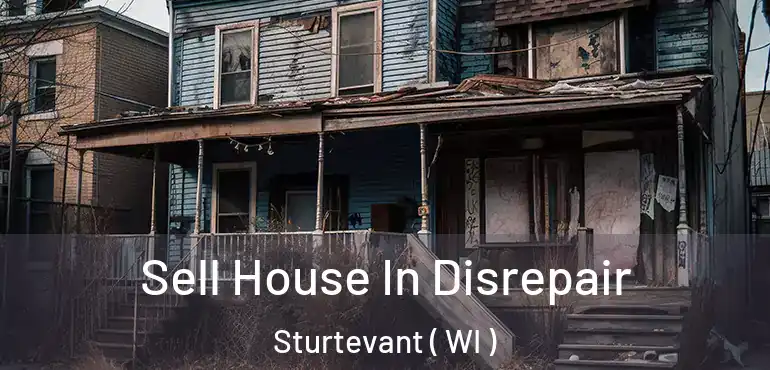  Sell House In Disrepair Sturtevant ( WI )