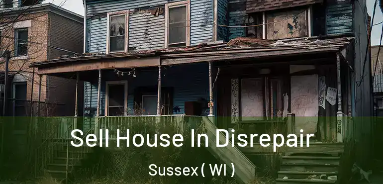  Sell House In Disrepair Sussex ( WI )