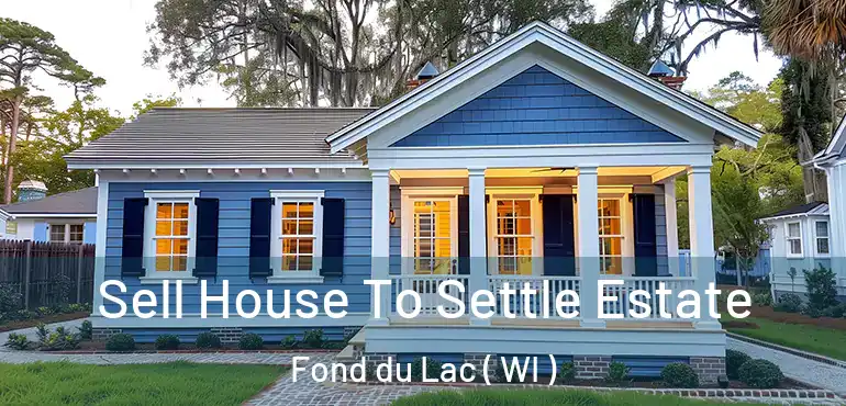  Sell House To Settle Estate Fond du Lac ( WI )