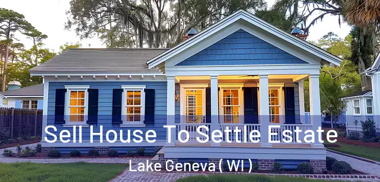  Sell House To Settle Estate Lake Geneva ( WI )