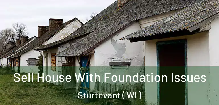  Sell House With Foundation Issues Sturtevant ( WI )