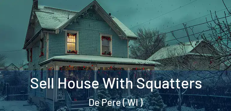  Sell House With Squatters De Pere ( WI )