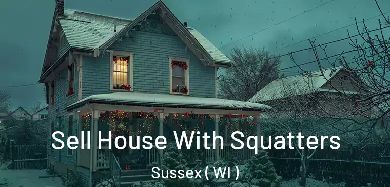 Sell House With Squatters Sussex ( WI )