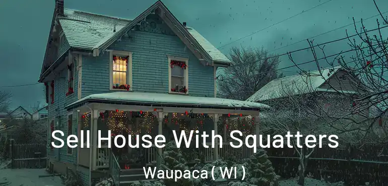  Sell House With Squatters Waupaca ( WI )