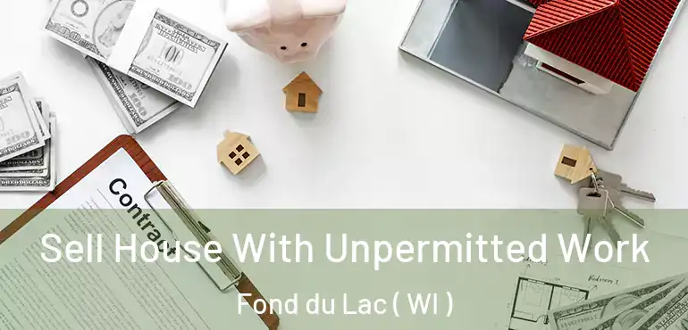  Sell House With Unpermitted Work Fond du Lac ( WI )