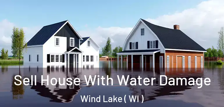  Sell House With Water Damage Wind Lake ( WI )