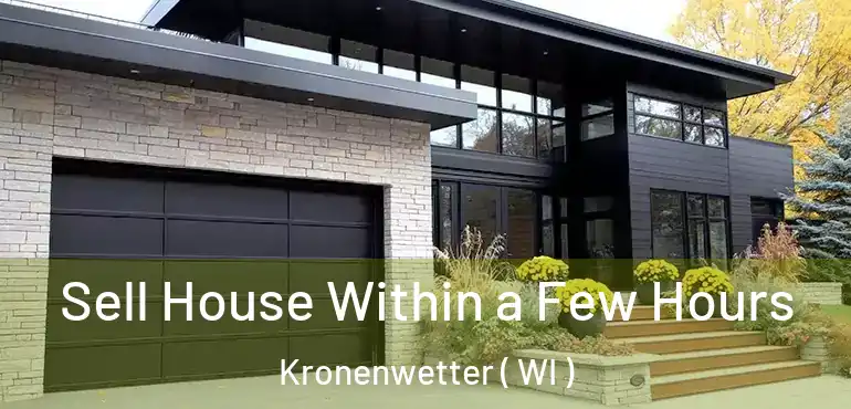  Sell House Within a Few Hours Kronenwetter ( WI )