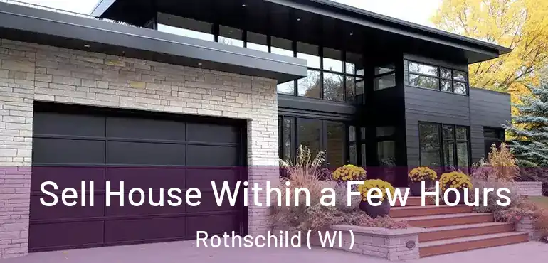  Sell House Within a Few Hours Rothschild ( WI )
