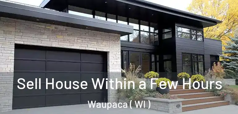  Sell House Within a Few Hours Waupaca ( WI )