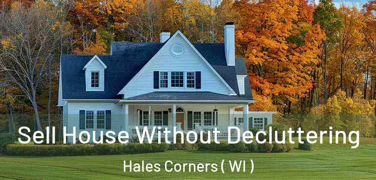 Sell House Without Decluttering Hales Corners ( WI )