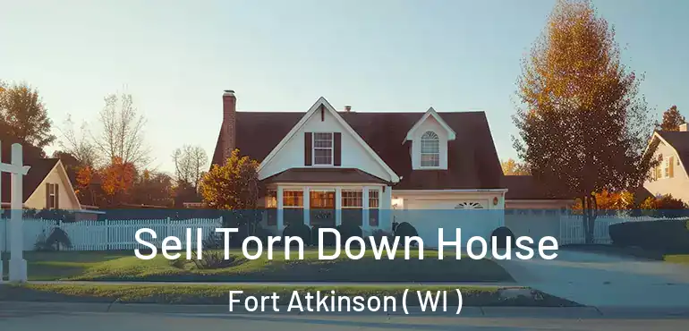  Sell Torn Down House Fort Atkinson ( WI )