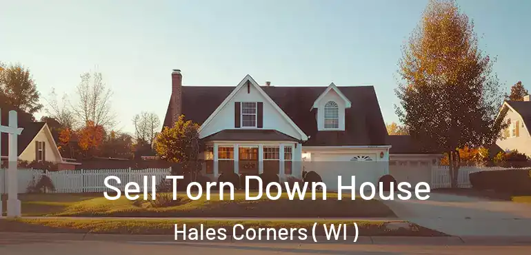  Sell Torn Down House Hales Corners ( WI )