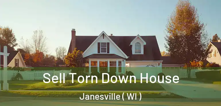  Sell Torn Down House Janesville ( WI )
