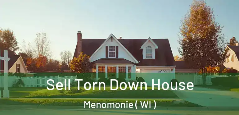  Sell Torn Down House Menomonie ( WI )
