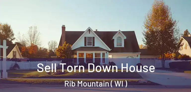  Sell Torn Down House Rib Mountain ( WI )