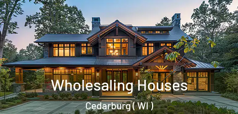  Wholesaling Houses Cedarburg ( WI )