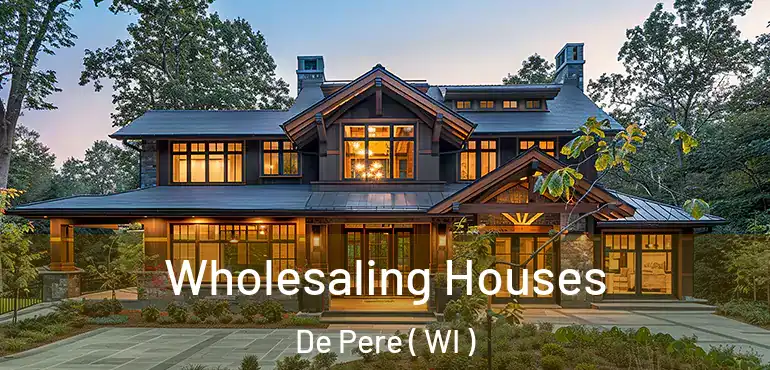  Wholesaling Houses De Pere ( WI )