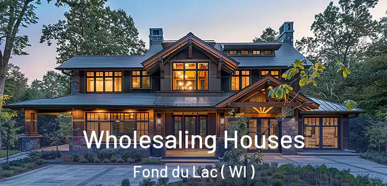  Wholesaling Houses Fond du Lac ( WI )