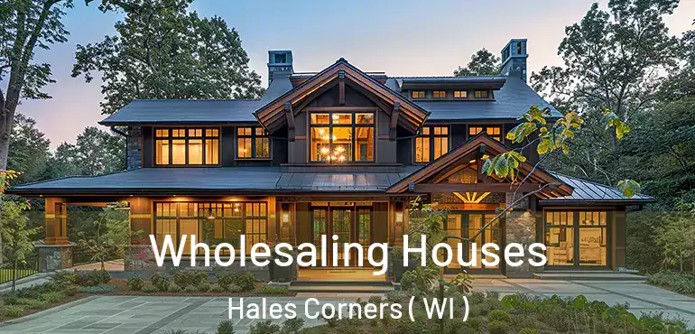  Wholesaling Houses Hales Corners ( WI )