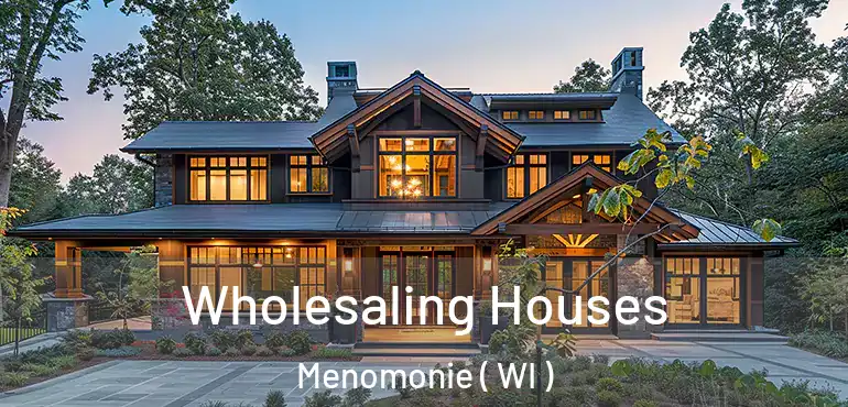  Wholesaling Houses Menomonie ( WI )