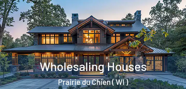  Wholesaling Houses Prairie du Chien ( WI )