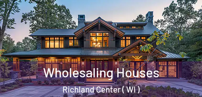  Wholesaling Houses Richland Center ( WI )